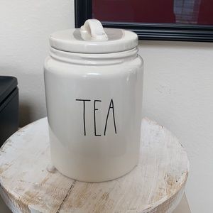 Rae Dunn tea canister